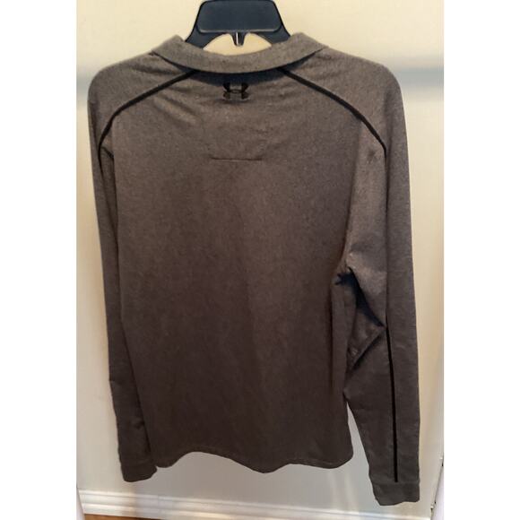 Under Armour Gray Reg Coupe Normale Cold Gear long sleeves size med. - Picture 3 of 4